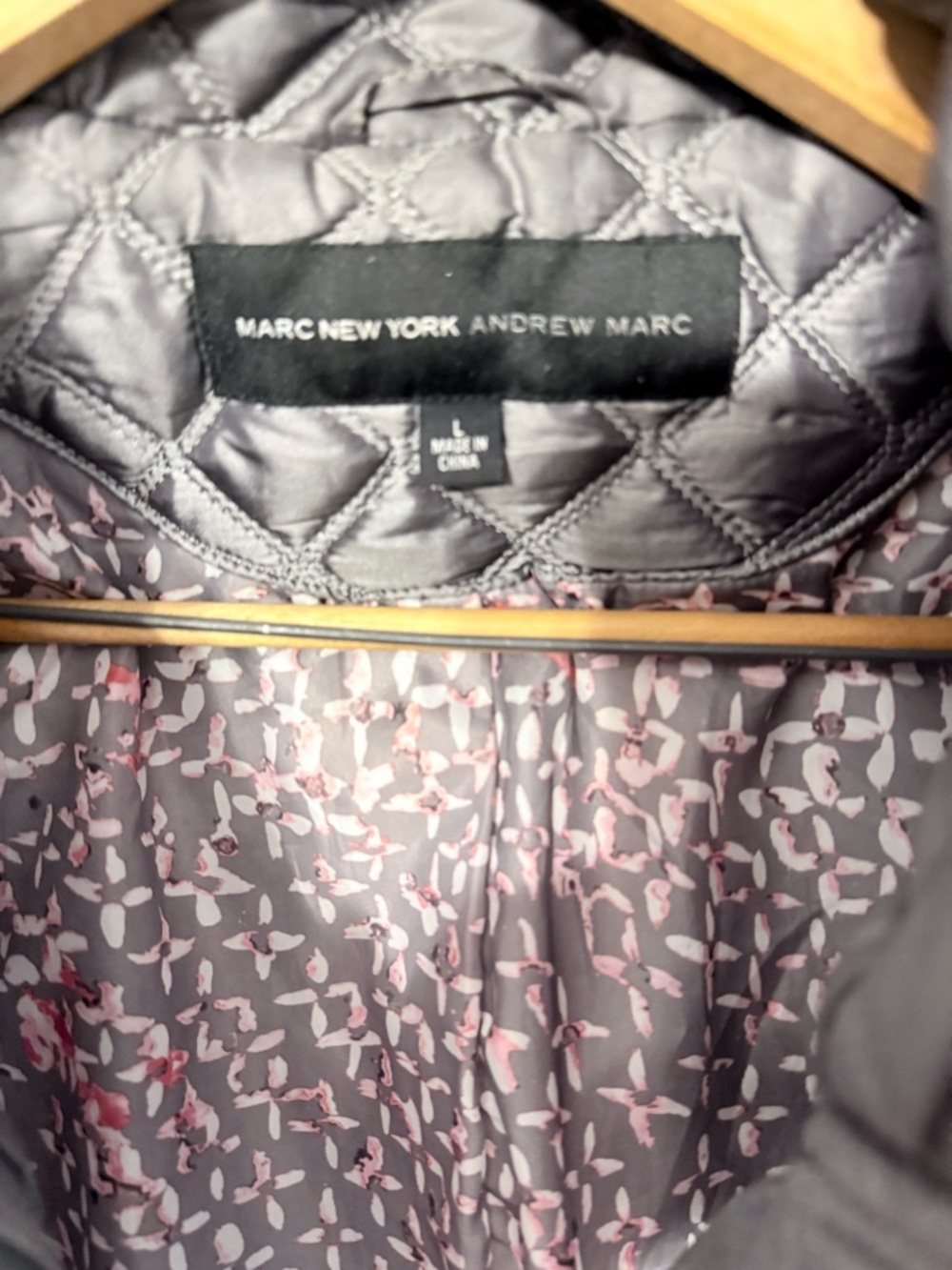 Andrew Marc Gray Quilted Zip-Front Jacket - Picture 5 of 7